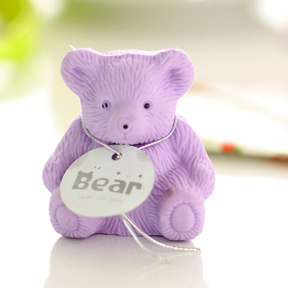 $1 PURPLE BEAR ERASER AND PENCIL SHARPENER . NEW. $1 WITH ANY $10 ORDER OR MORE
